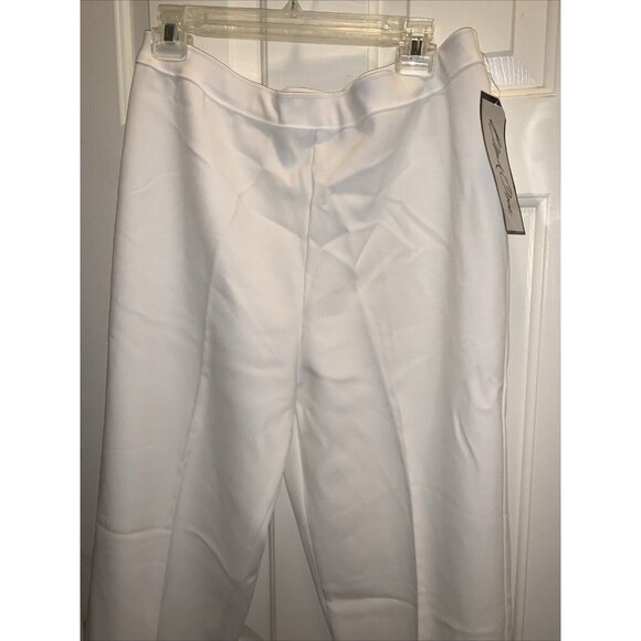NWT WOMENS Bend Over IVORY GABARDINE PANTS / SLACKS SIZE 14 - Picture 2 of 4